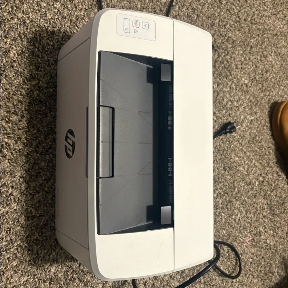HP White and Gray Compact Desktop Printer